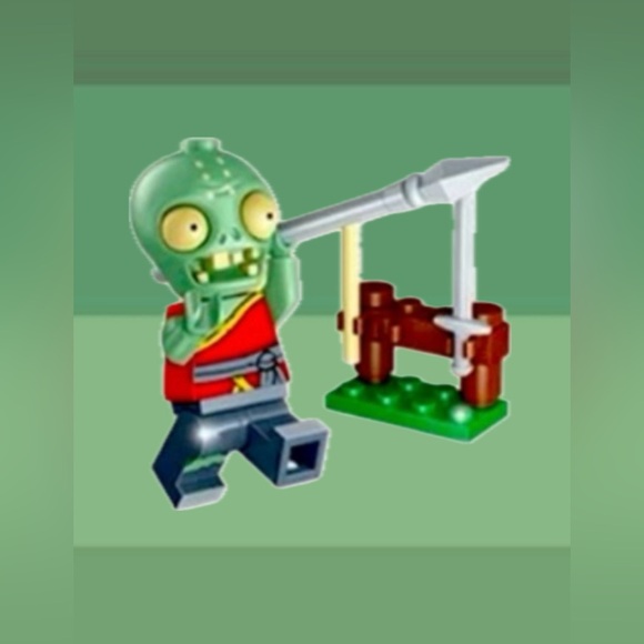 Mini Scene 🧟 Conehead Zombie with Weapons Rack - Picture 2 of 2